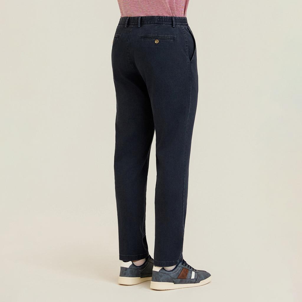 FERRAROMILANO Pigment Bio-Washed Pants D/Blue (Am0Gbpc15145)