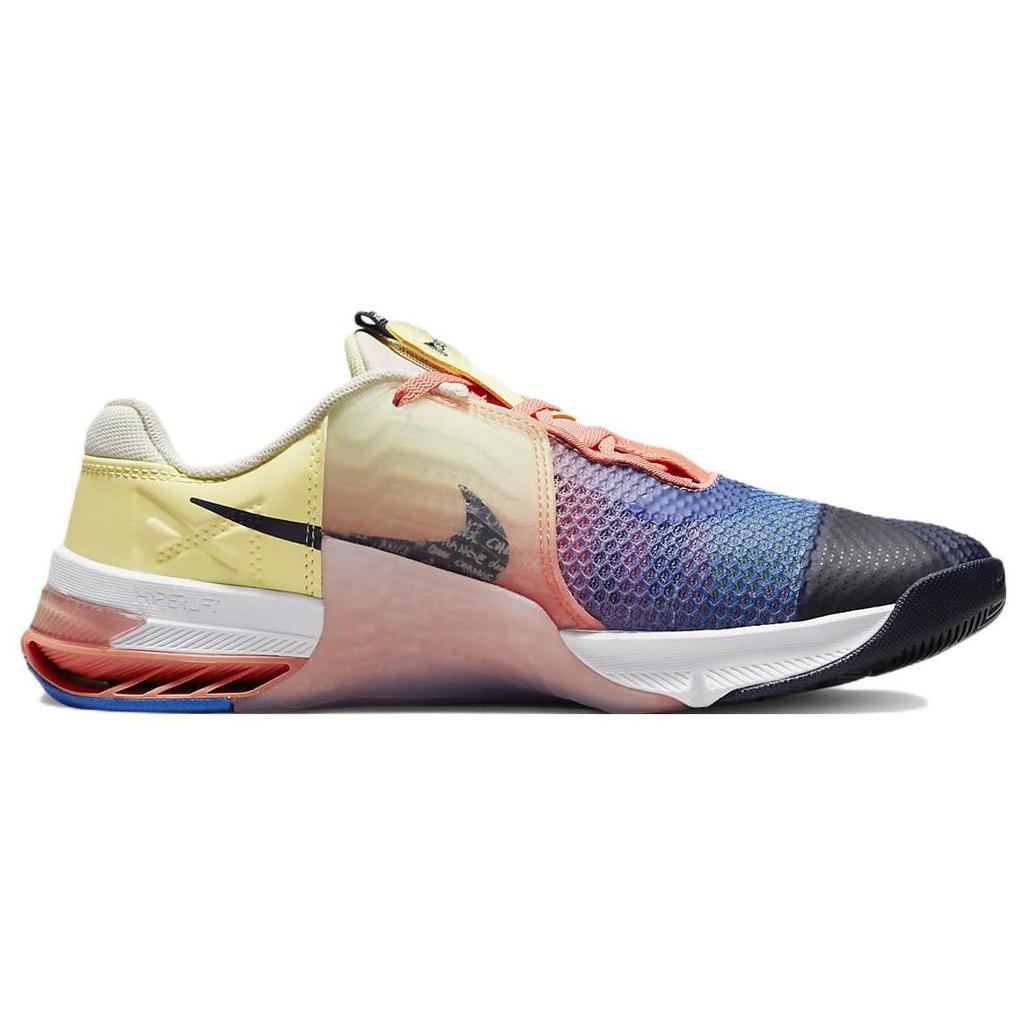 Nike Metcon 7 AMP Multi-Color Unisex Sneakers Crimson-Bliss Citron-Tint White DM0259-900