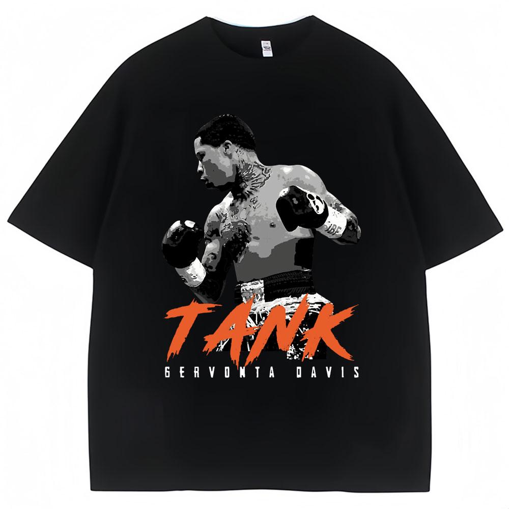 Tank Gervonta Davis Graphic T Shirts Vintage Cool Classic Summer T Shirt Oversized Cotton Men Women Boxing T-shirt S