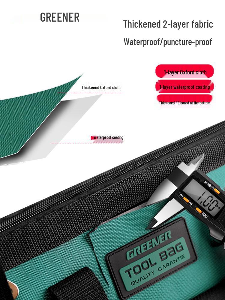 Multi-functional Durable Electrician's Canvas Tool Bag