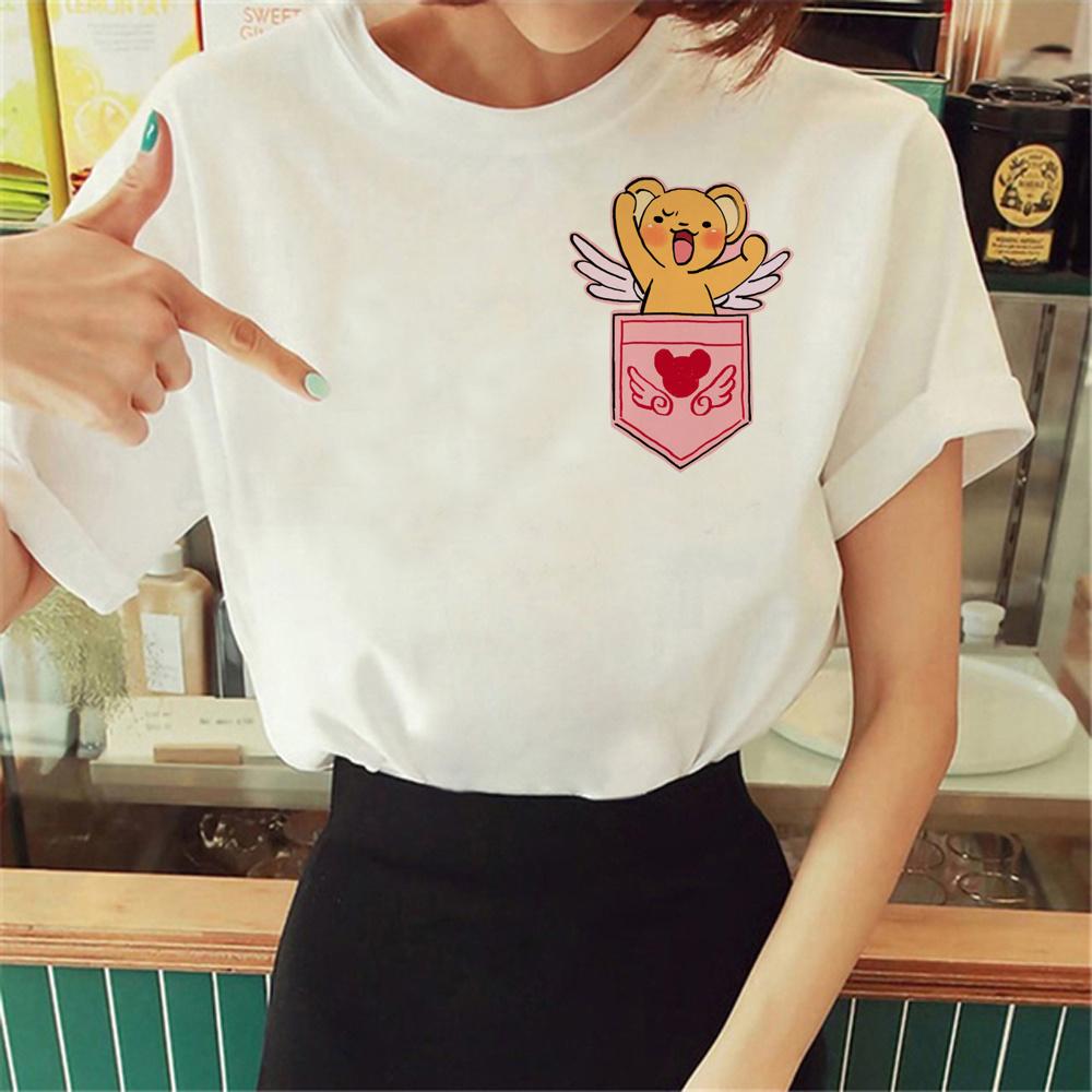 Cardcaptor Sakura t shirt women funny harajuku graphic Tee girl anime comic designer clothing