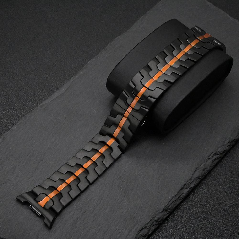 Luxury Stainless Steel Band for Samsung Galaxy Watch 8 Classic 46mm 8 44mm Metal Strap for Watch 8 40mm Men Bracelet Watchband