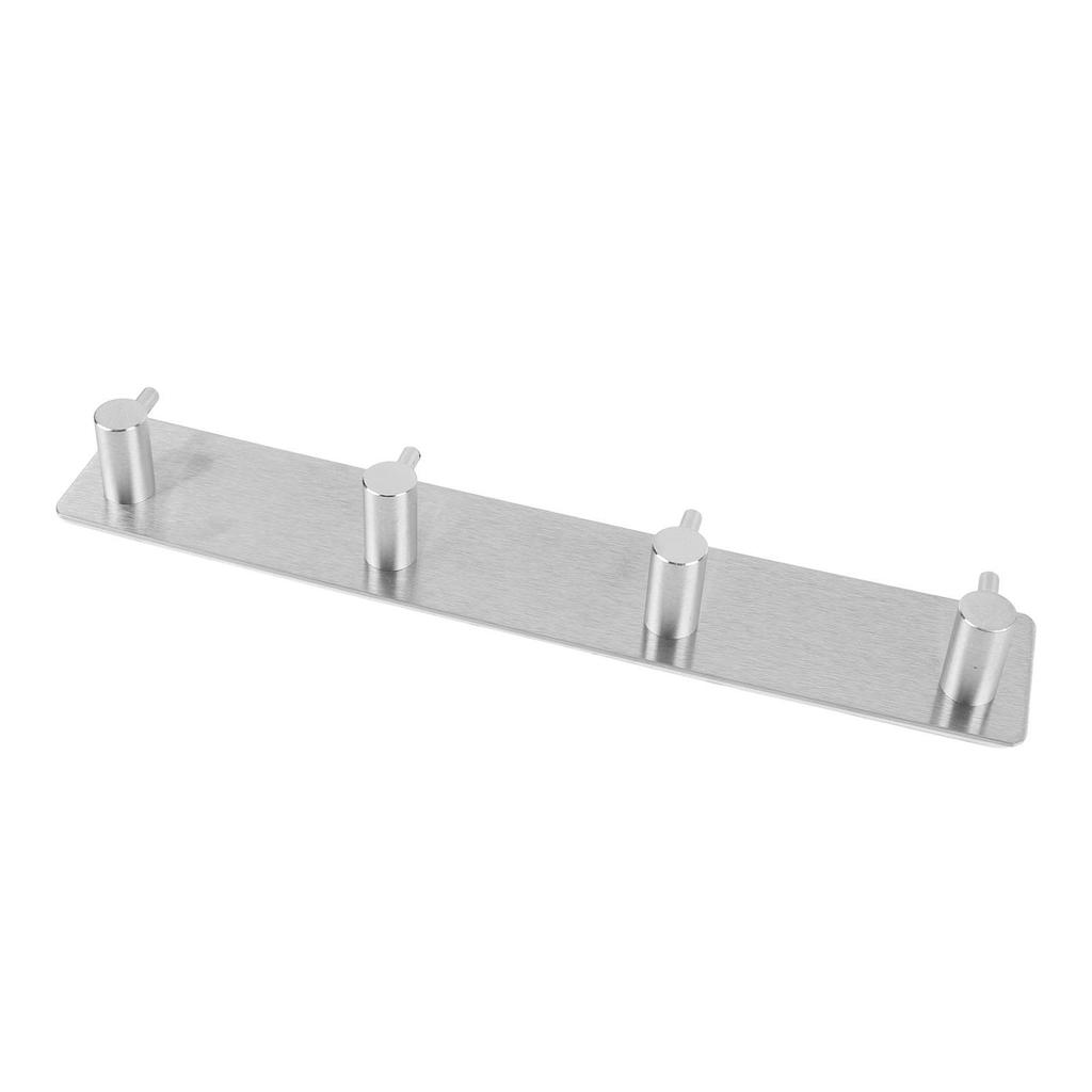 Wall Hook Rack 304 Stainless Steel Adhesive Wall Mounted Coat Hanger Heavy Duty Metal Hook Hat Towel Hanging Hooks for Bathroom Kitchen