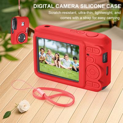 For KODAK PIXPRO FZ45 Digital Camera Cover with Lanyard Lightweight Camera Sleeve Solid Color Outdoor Travel Camera Protect Case