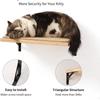 Cat Wall Shelf Set Wall-mounted Cat Furniture Satisfies cats' needs for sleeping, playing, climbing