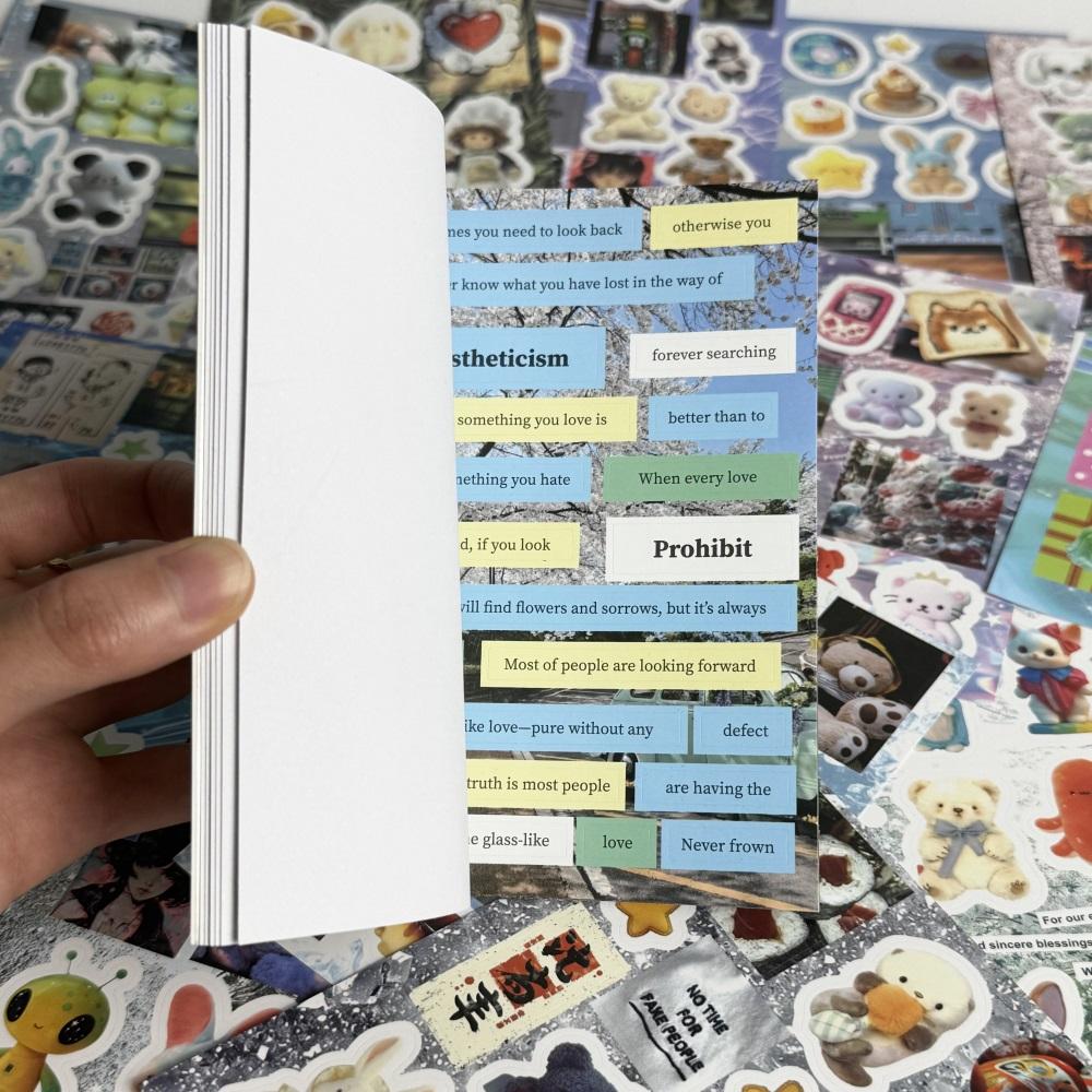 20 Pcs Cartoon Die Cut Sticker Book Journal Decorative DIY Scrapbooking Sticker Laptop Student Handbook Stationery Stickers Gift