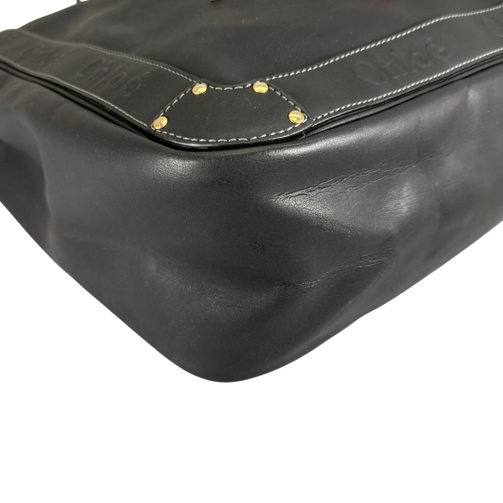Chloe Eden 3S1123-311 Tote Bag Black Women Used