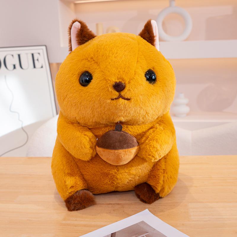 

Squirrel Plush Toy with Nuts - Cute Gift & Home Decor 40cm, 460g