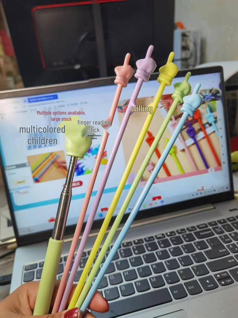 Children's Telescopic Reading Pointer Stick – Teaching Aid for Kids