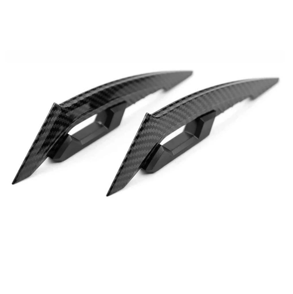 1 Pair Motorcycle Side Wings Aerodynamic Dynamic Spoiler Wings Body Trim Sticker Fairing Air Deflectors Exterior Accessories