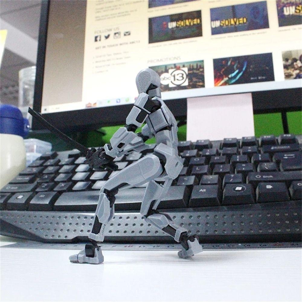 Figures Toys 3D Printed Mannequin Model Doll Shapeshift Robot Movable Robot  Parent-children