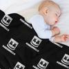 DJ Marshmello logo Throw Blanket Baby For Decorative Sofa christmas decoration Polar Blankets