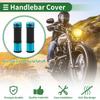 Motoforti Universal Motorcycle Hand Grips Cover Rubber Aluminum Alloy Handlebar Grips for Motorcycle Scooter Bicycle ATV 1 Pair