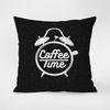 Coffee And Tea Cup Printed Throw Pillow Covers Cafe Tea Restaurant Decorative Pillowcases Sofa Cushion Covers Home Decoration