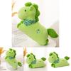 Green Horse Plush Toy With Mosaic Scarf Decor For Kids Bedroom Decor Gift For Children
