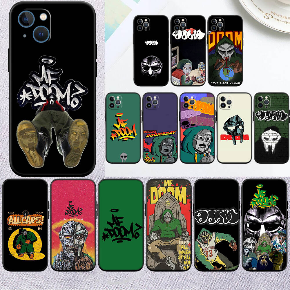 MH89 MF DOOM Phone Shell Case for iPhone 7 8 11 12 13 14 15 16 17 16E XS Pro Max XR X SE Air