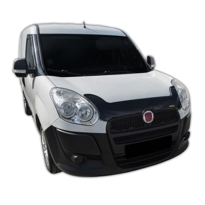 Bonnet Deflector - SCOUTT - Fiat Doblo 2011-2015 - ABS - Easy Installation - Black