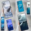 Blue Whale For OPPO A53 A5 A9 2020 A96 A76 A16 A54 A74 A94 A58 A78 A98 A52 A72 A15 A17 A57 A77 A79 Case