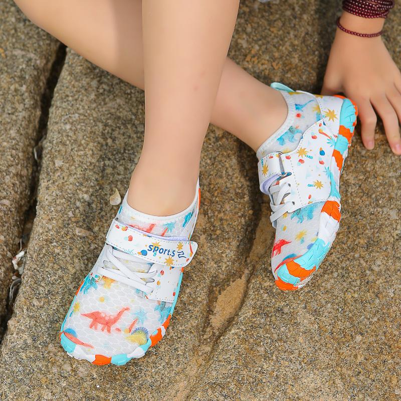 Kids Wading Shoes Beach Water Sports Shoes Swimming Aqua Shoes Quick Dry Barefoot Wading Sneakers Surfing Diving Lightweight