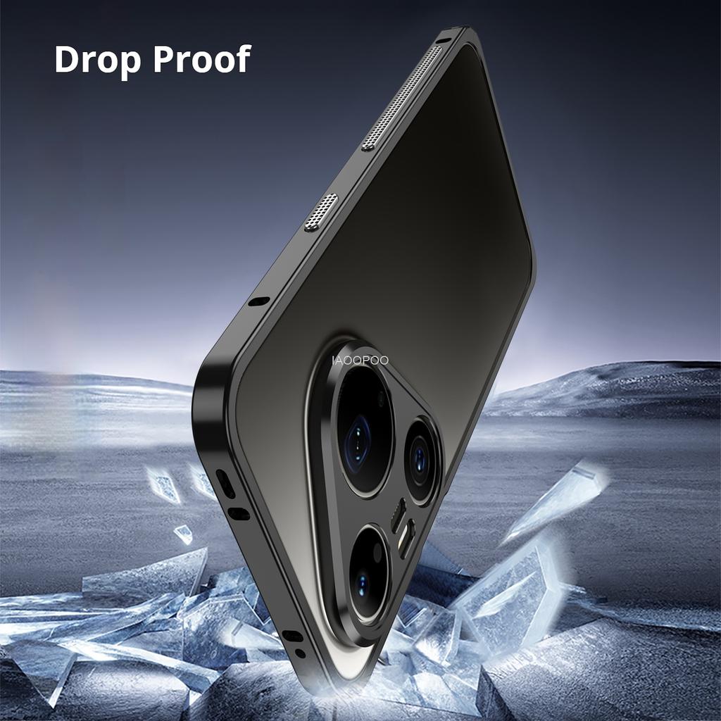 Fashion Aluminum Metal Frame Bumper Case For HUAWEI Pura 90 Pro Max Pura 80 Ultra Thin Light Weight