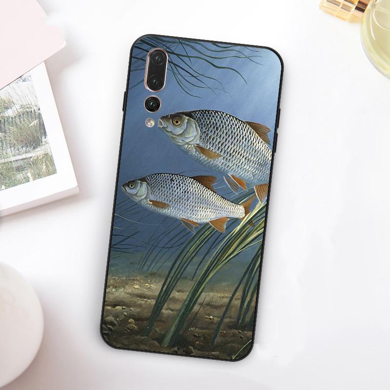 

CARP FISHING FISH For Huawei Nova 5T 9 10 SE 7i 8i 11i 12i Y73 Y90 Y70 Y72 Y61 Y91 Y60 P20 P40 P30 Lite Case Huawei P30 Pro