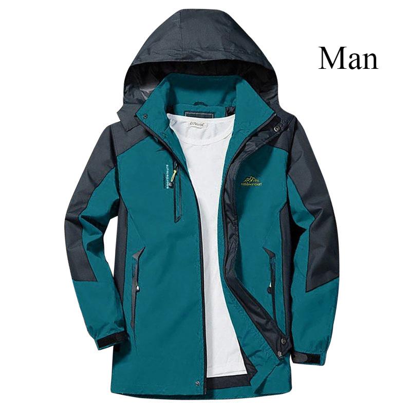 Utendørs hardshelljakke for par Enkeltlags sportsklær for menn og kvinner Tynn vindtett og vanntett
