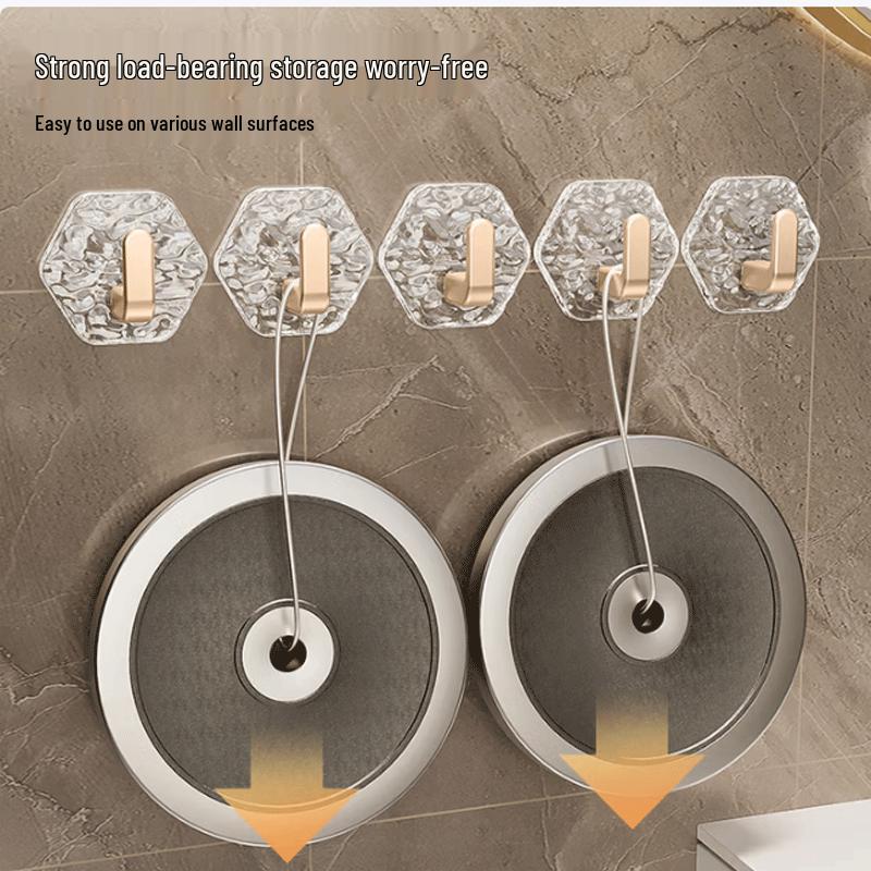 Tatamie No-Drill Adhesive Wall Hooks