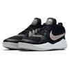 Nike Team Hustle D 9 Abrasion Resistant Breathable Slip Resistant Mid Top Children's Basketball Shoes Black Silver Sneakers AQ4224-001