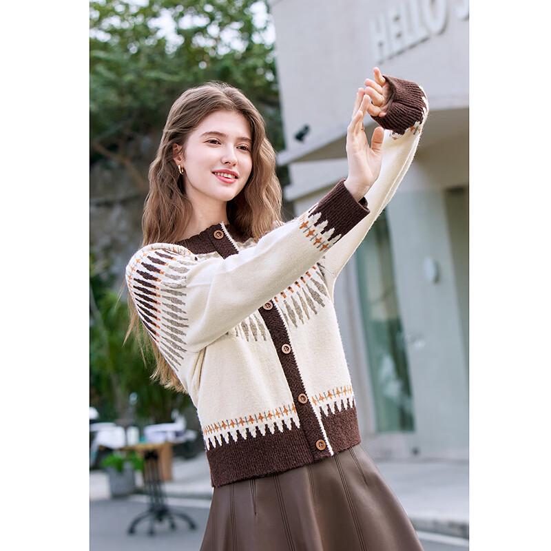 Betu Women's Fair Isle Jacquard Knit Top