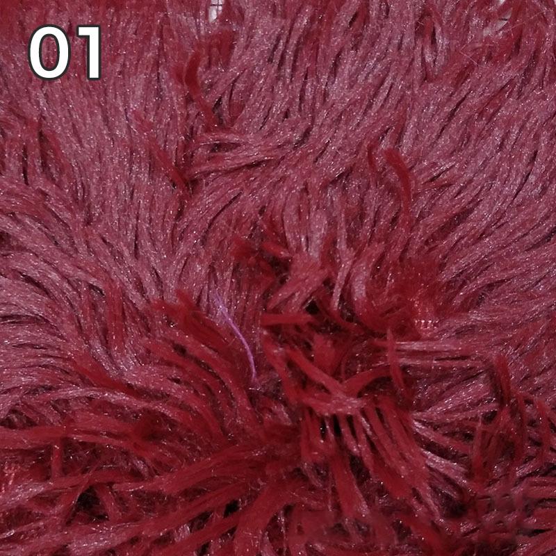 100cm*165m Tecido de pele de lã de imitação Tecido de pele sintética para costura DIY Roupas Chapéu Bolsa Material Foto Fundo Decoração Pano