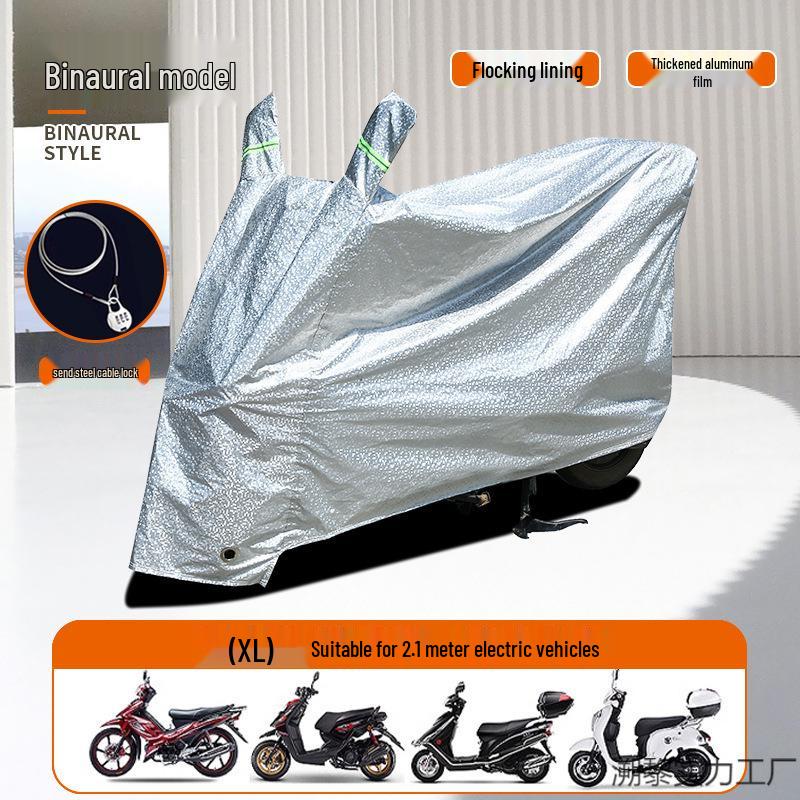 Rainproof Dustproof Electric Vehicle & Motorcycle Cover for Battery and Bicycle Cars - Special Sunscreen Protection