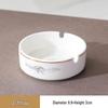 Elegantes chinesisches Keramik-Tafelgeschirr-Set mit Goldrand
