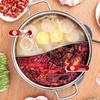 FaBao 304 Edelstahl geteilter Hotpot