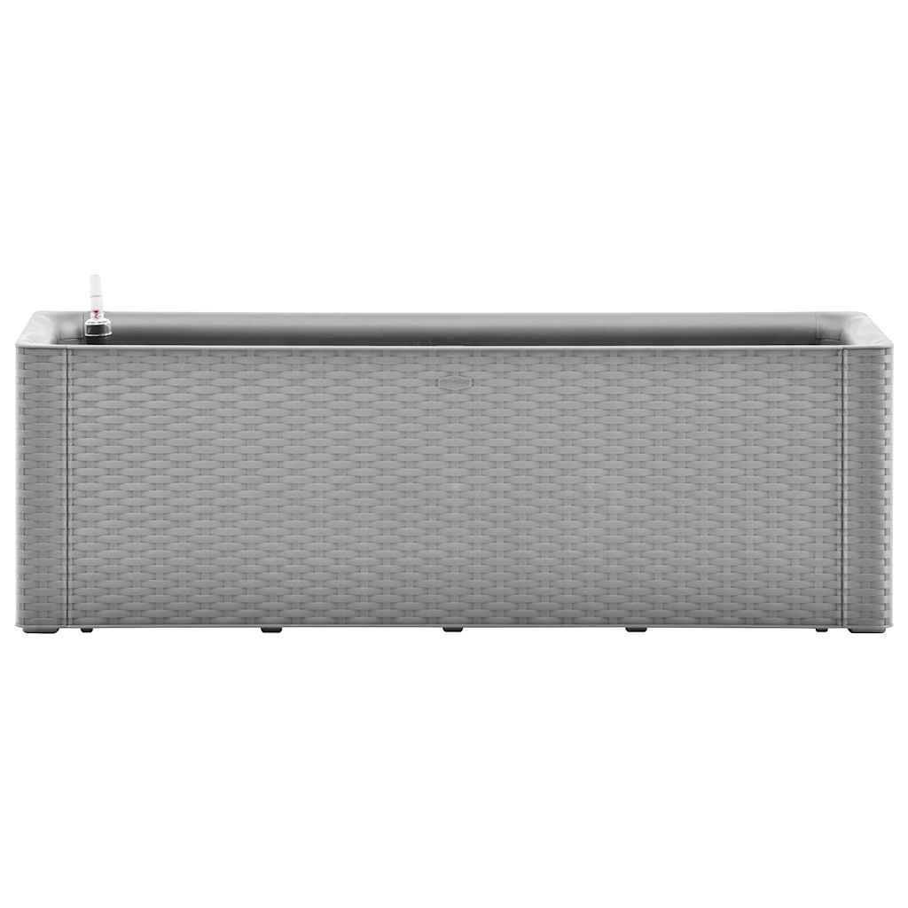 vidaXL Garten-Hochbeet mit Selbstbewässerungssystem Grau 100x43x33 cm
