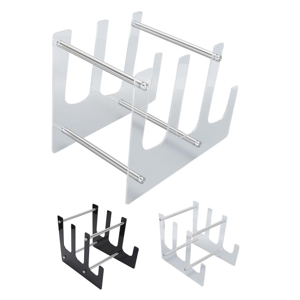 Keyboard Display Stand 3 Tier Acrylic Desk Keyboard Storage Holder for Mechanical Gaming Keyboard