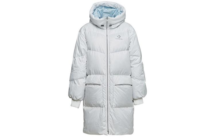 Converse Down Jackets Women s White Hooded Moderate Other 10019328-A01 XXL