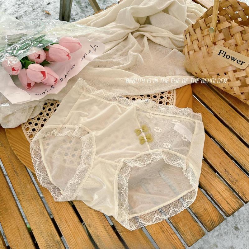 

Женское кружевное нижнее белье с треугольными чашечками и антибактериальными свойствами паклитаксела, легкие, мягкие, дышащие, летние трусики One size