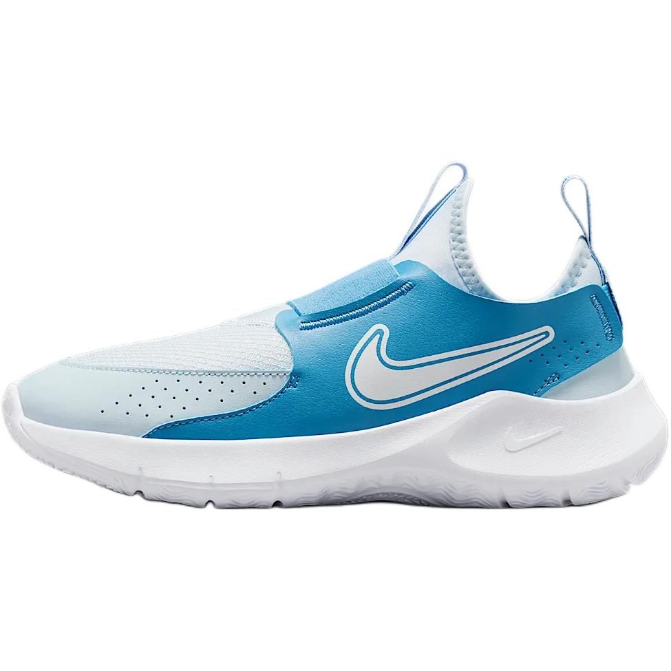 Nike Flex Runner 3 Fabric Comfortable Non-Slip Durable Low-Top Kids Running Shoes Kids Sneaker Purple-Blue Vibrant-Blue White FN1294-402