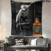 Jack Daniel'S Old No Brand Tennessee Sour Mash Whiskey Jack Daniel Distillery Lynchburg Tenn Usa Tapestry Background Cloth Wallmounted