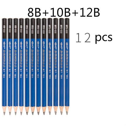 Sketch Pencil B 4B 2B HB Beginners Drawing Set Carbon Pencil Non-toxic Professional Painting Pupil Students Exam Dedicated Tools