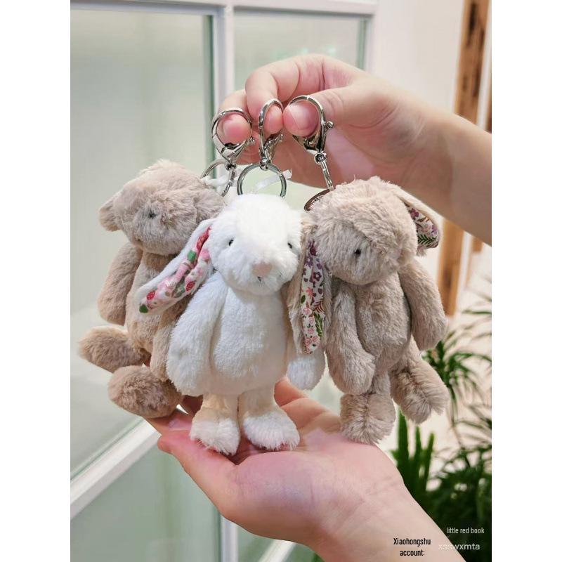 Jellycat-Inspired Plush Toy: Three-Label Lop-Eared Rabbit & Bear Cake Doll - Perfect Birthday Gift for Girls
