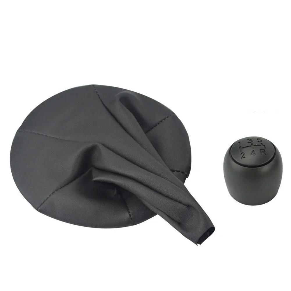 

For Fiat Panda (2) 169 2003-2011 5 Speed Gear Shift Knob Lever Shifter Gaiter Boot Cover Gear Lever Knob Gaiter Kit чёрный