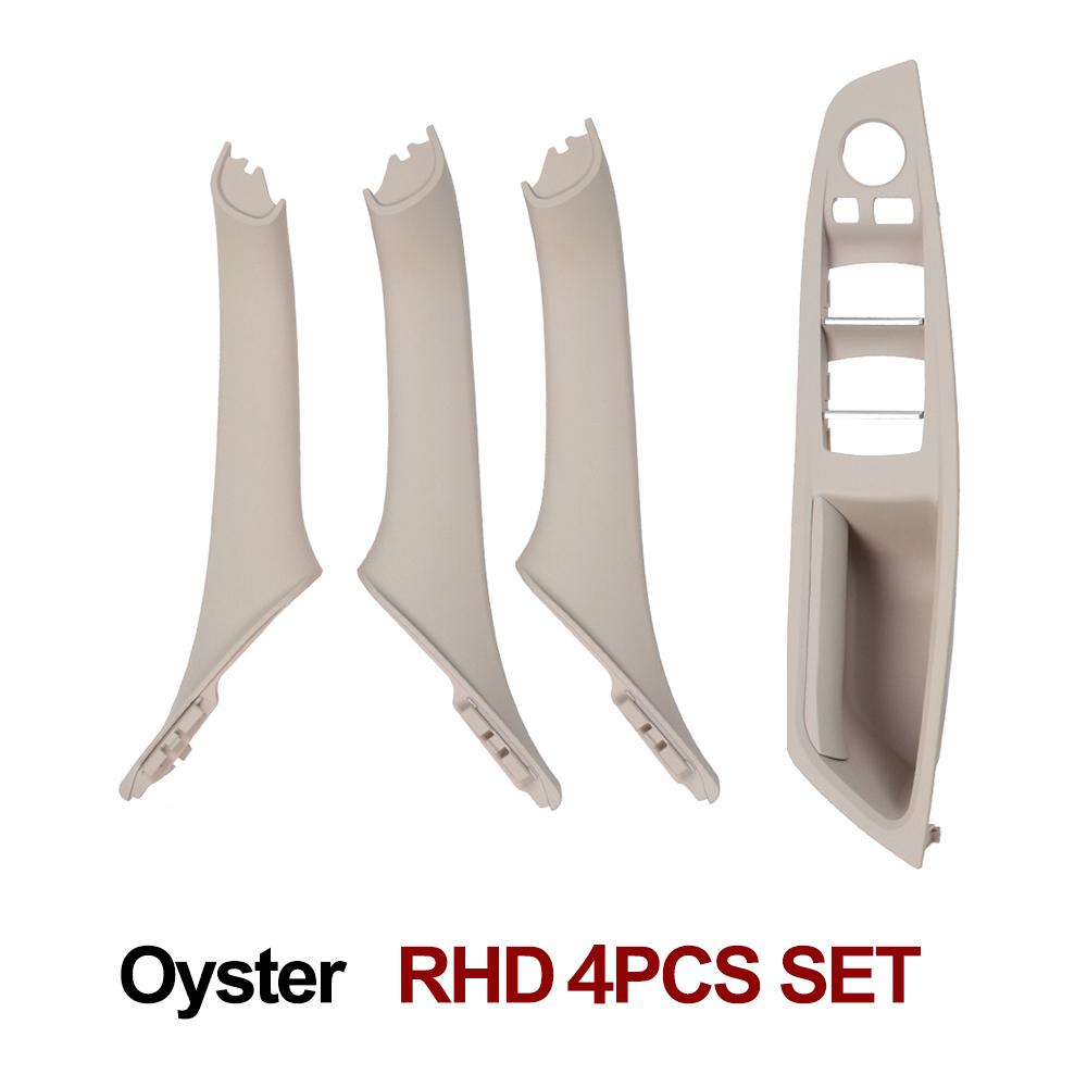 RHD Right Driver Cars Interior Armrest Door Handle Replacement 4PCS Set BMW 5 Series F10 F11 520i 523i 525i 528i 535i