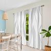 Modern Striped Pattern Printed Curtains, Window Decoration, Home Decoration, Room Decoration