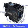 Kunlun Upgraded Single Phase AC Contactor NXC-18/25/32 220V