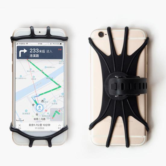 Phone Holder Non-slip Rotation Universal Handlebar 360 Degree Mounted Navigation Phone Bracket