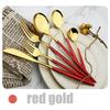 Black Gold Dinner Teaspoon Set Stainless Steel Silverware Table Cutlery Kitchen Sets Knife Spoons Forks Chopsticks Dinnerware Flatware