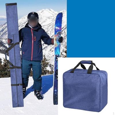 Ski Storage Bag Carrying Equipment Outdoor Snowboarding Transportation Sport Portable