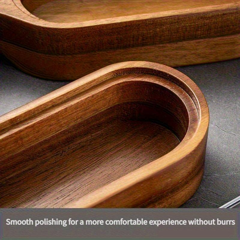 Premium Acacia Wood Handle Stainless Steel Cheese Grater Ideal for Shredding Chocolate, Vegetables Fruits Durable Kitchen Tool with Multiple Blades