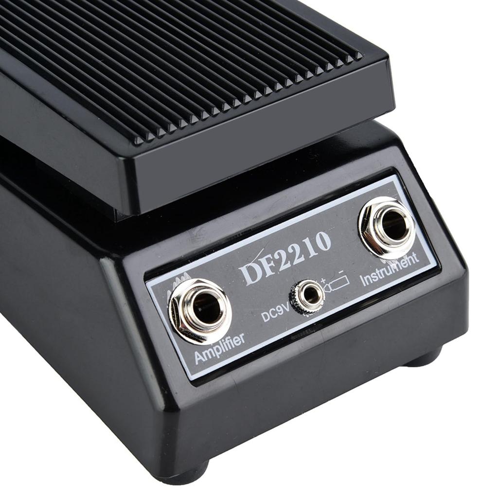 DF2210 Classic Wah Guitar Effect Wide Standard for and Guitar Players Pedal, Range, Foot-Controlled On/Off Button, Included, Bands, DJs,